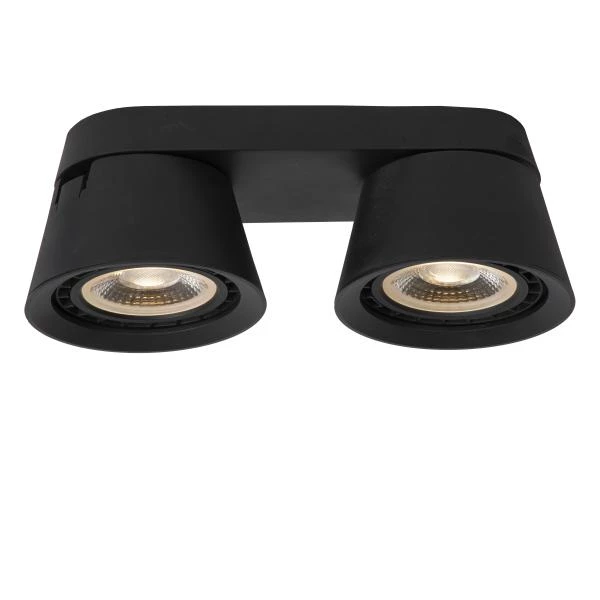 Lucide TRIGONO - Ceiling spotlight - 2xGU10 (ES111) - Black - detail 1